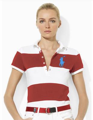 Cheap Ralph Lauren Women's strip POLO shirts wholesale No. 954